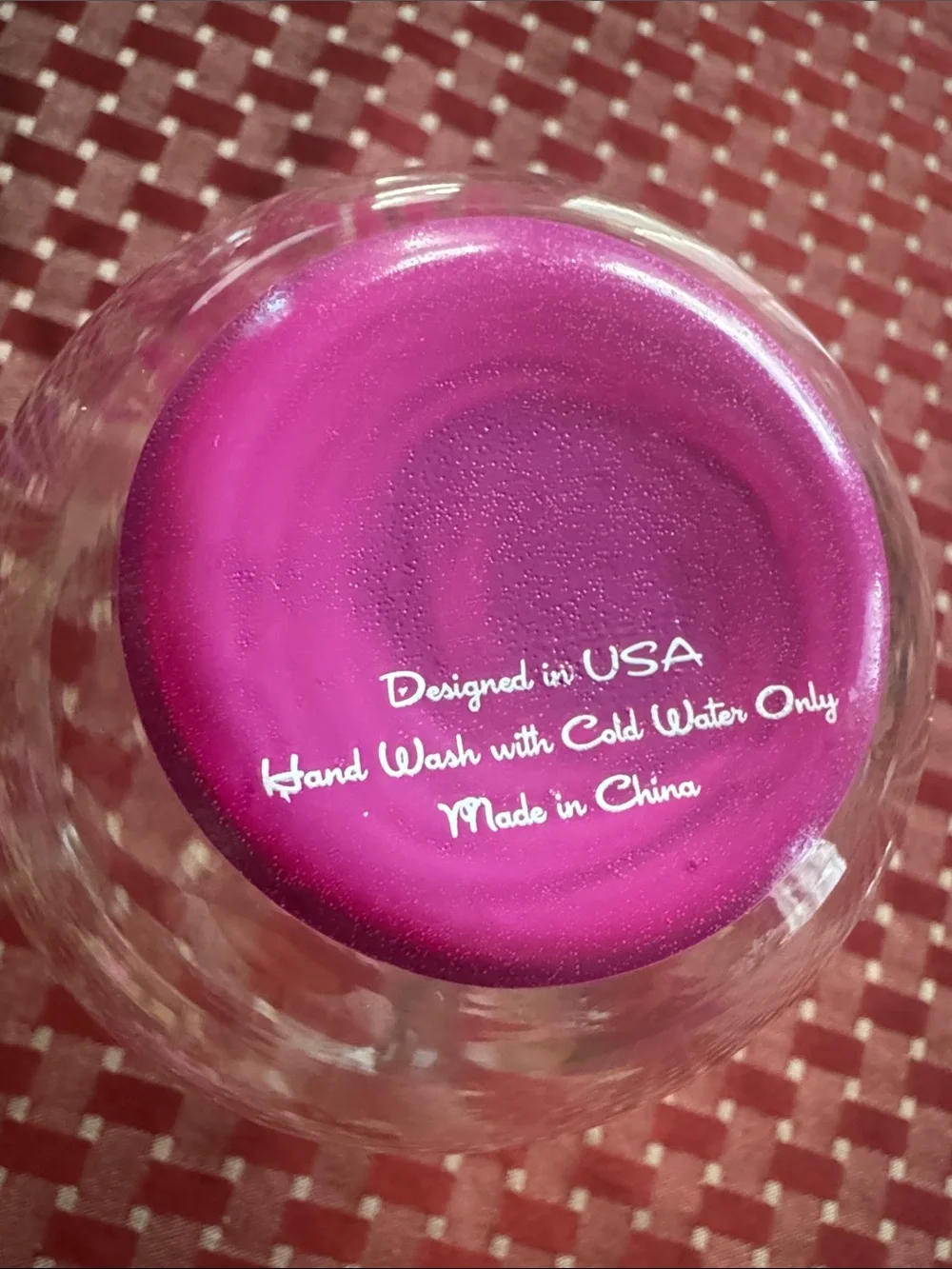 Source Unknown decorative stemless
